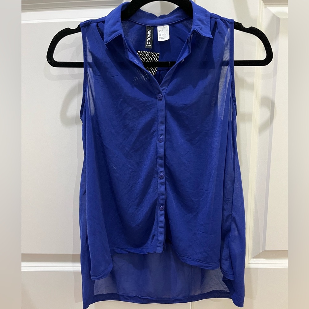 H&M sheer blouse